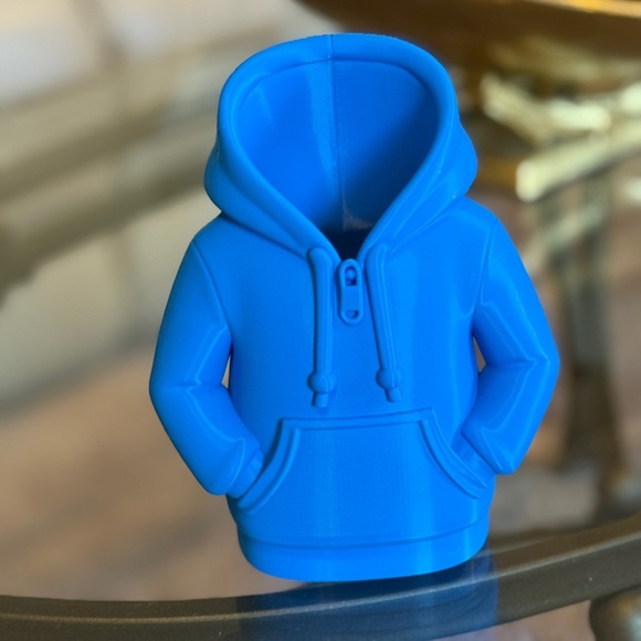 3D Printed Blue Hoodie Figurine. - Picture 6 of 6